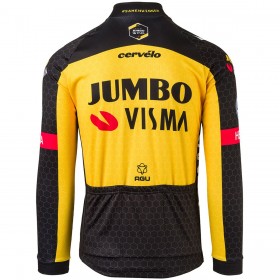 Maillot vélo 2021 Team Jumbo-Visma Manches Longues N005